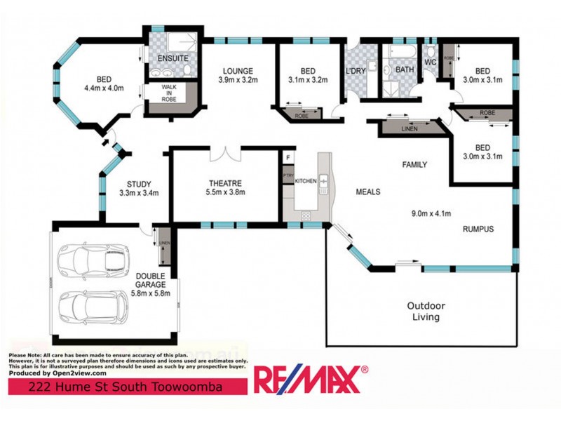 222 Hume Street, South Toowoomba QLD 4350 Floorplan