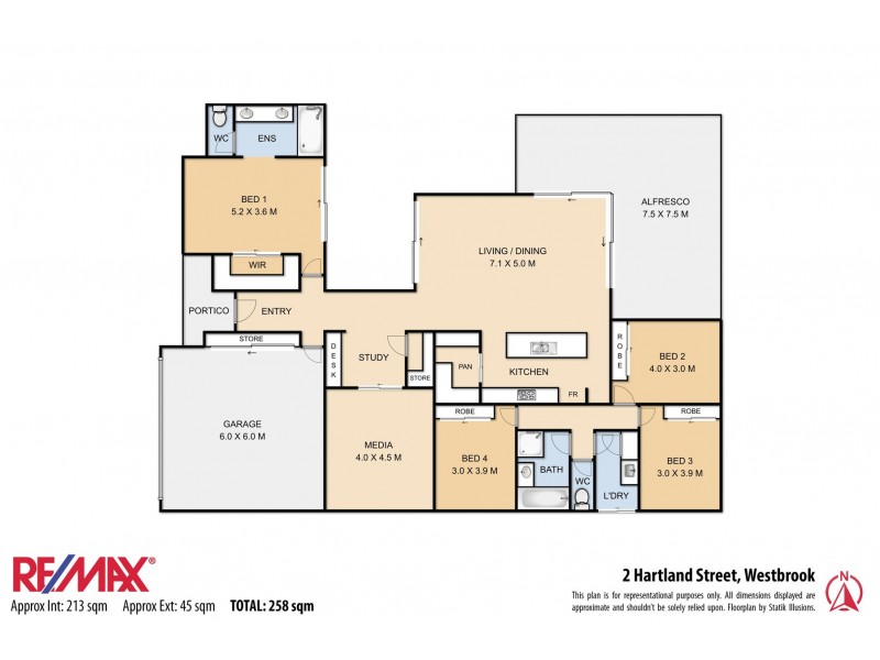 2 Hartland Street, Westbrook QLD 4350 Floorplan