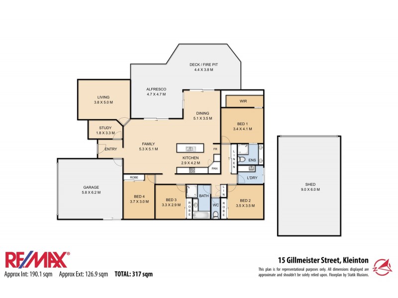 15 Gillmeister Street, Kleinton QLD 4352 Floorplan