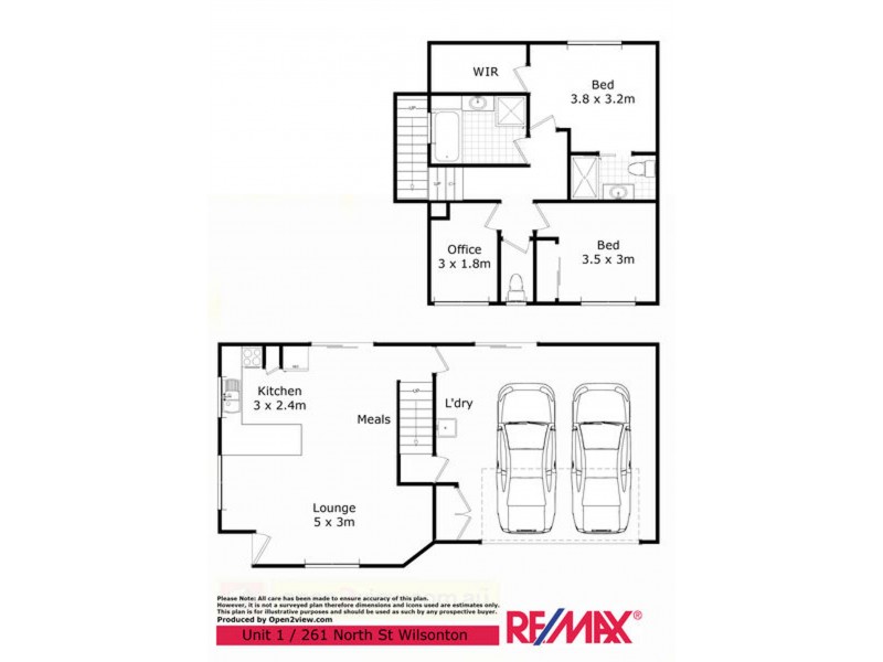 1/261 North Street, Wilsonton Heights QLD 4350 Floorplan