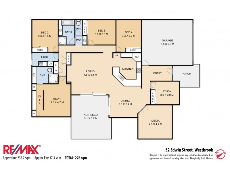 52 Edwin Street, Westbrook QLD 4350 Floorplan
