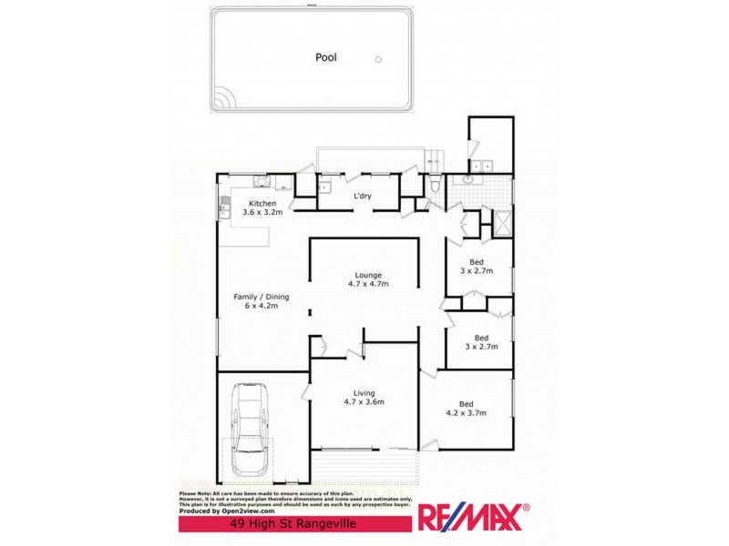 49 High Street, Rangeville QLD 4350 Floorplan