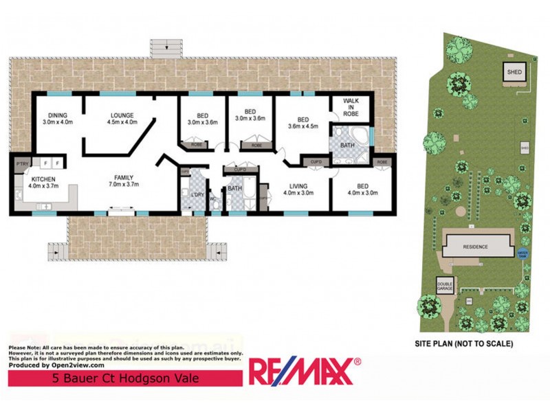 5 Bauer Court, Hodgson Vale QLD 4352 Floorplan
