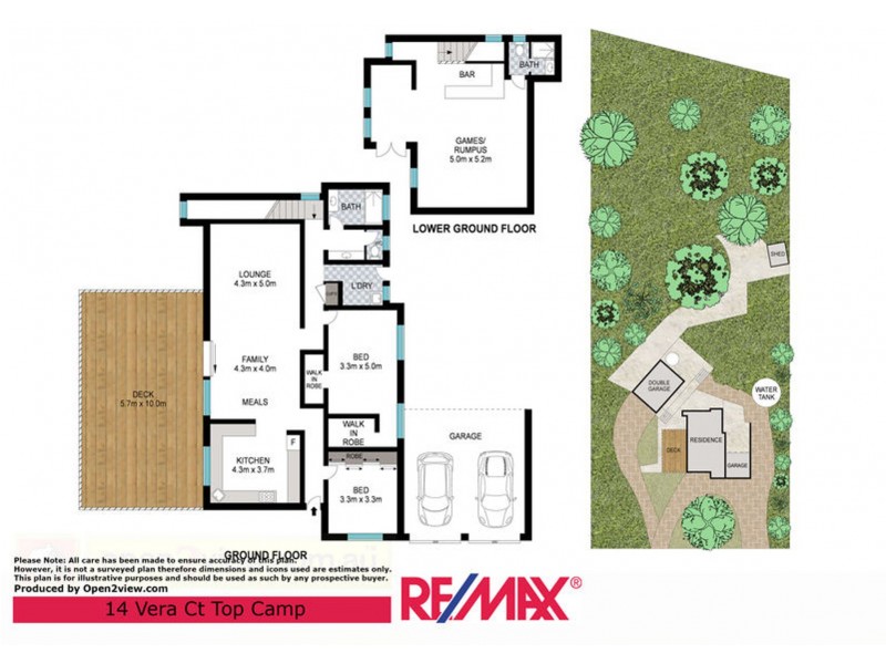 14 Vera Drive, Top Camp QLD 4350 Floorplan