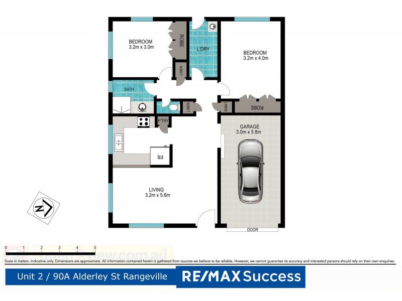 2/90A Alderley Street, Rangeville QLD 4350 Floorplan