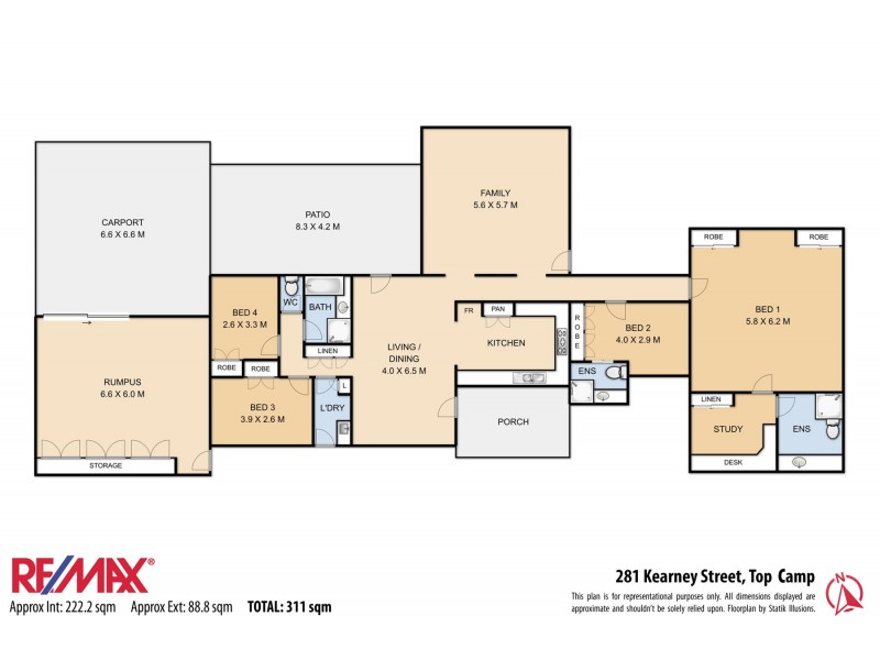 281 Kearney Street, Top Camp QLD 4350 Floorplan