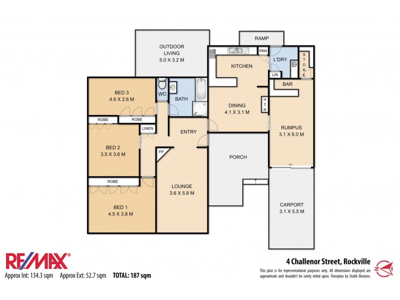4 Challenor Street, Rockville QLD 4350 Floorplan