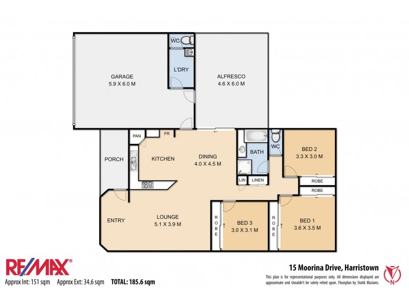 15 Moorina Drive, Harristown QLD 4350 Floorplan