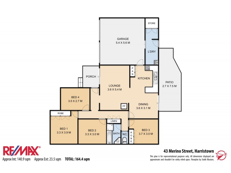 43 Merino Street, Harristown QLD 4350 Floorplan