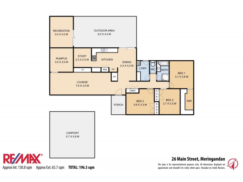26 Main Street, Meringandan QLD 4352 Floorplan