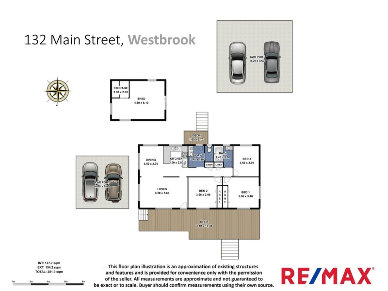 132 Main Street, Westbrook QLD 4350 Floorplan