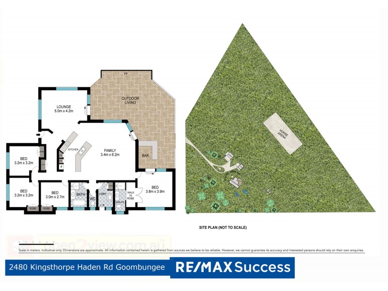 2480 Kingsthorpe-Haden Road, Goombungee QLD 4354 Floorplan