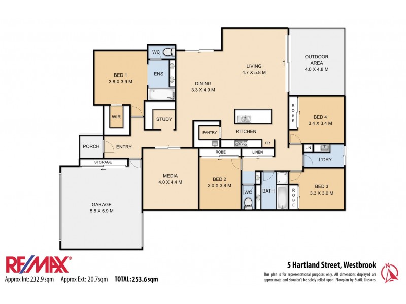 5 Hartland Street, Westbrook QLD 4350 Floorplan
