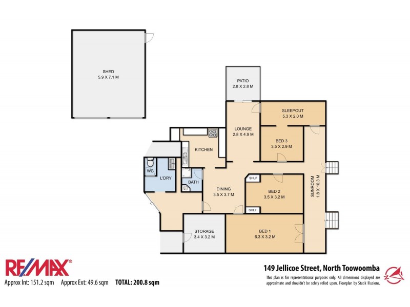 149 Jellicoe Street, North Toowoomba QLD 4350 Floorplan