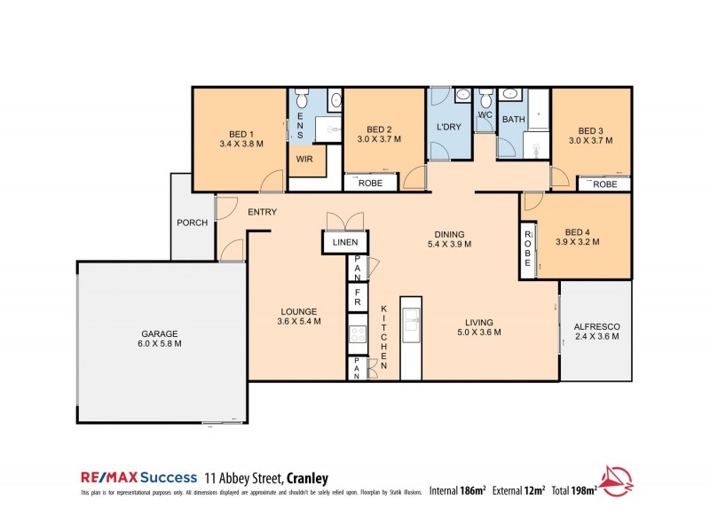 11 Abbey Street, Cranley QLD 4350 Floorplan