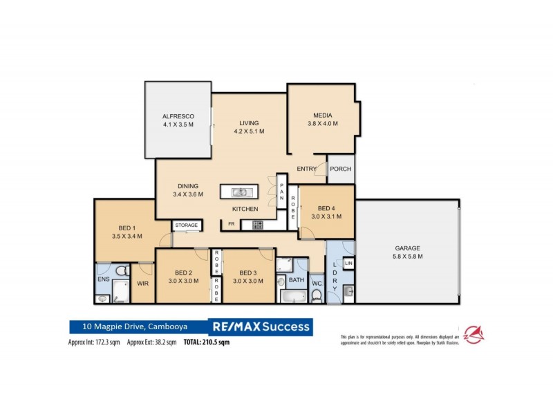 10 Magpie Drive, Cambooya QLD 4358 Floorplan