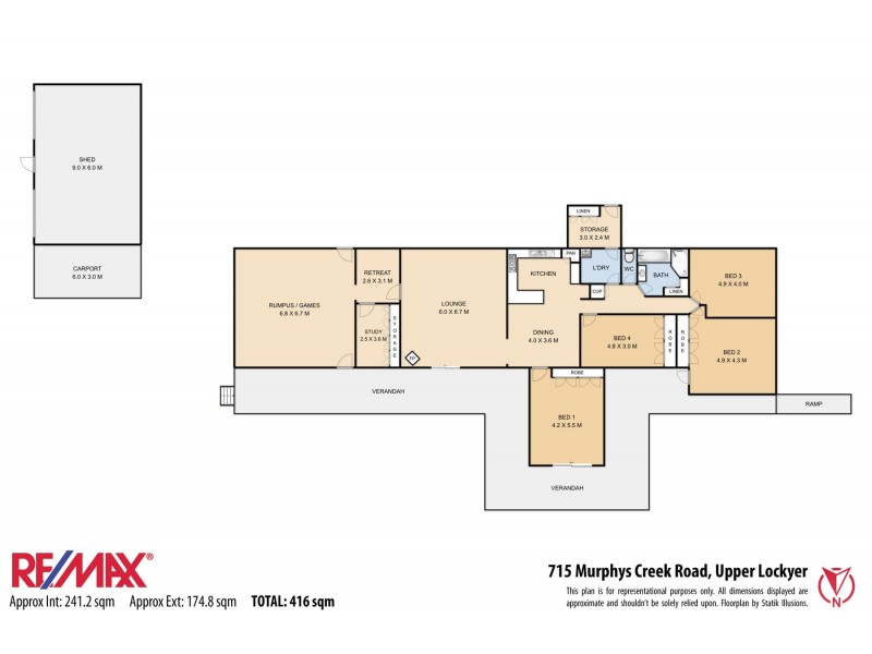 715 Murphys Creek Road, Upper Lockyer QLD 4352 Floorplan