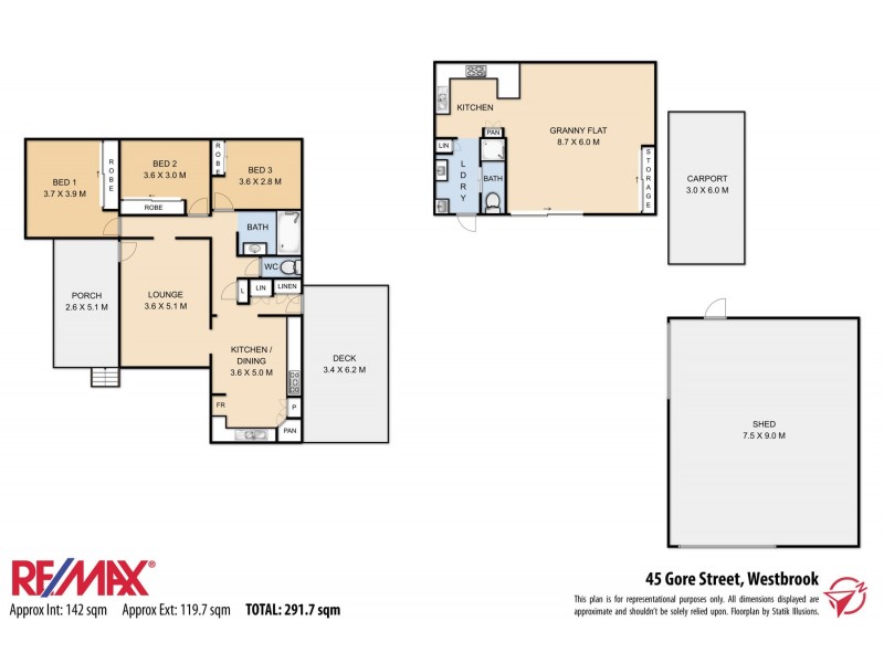 45 Gore Street, Westbrook QLD 4350 Floorplan