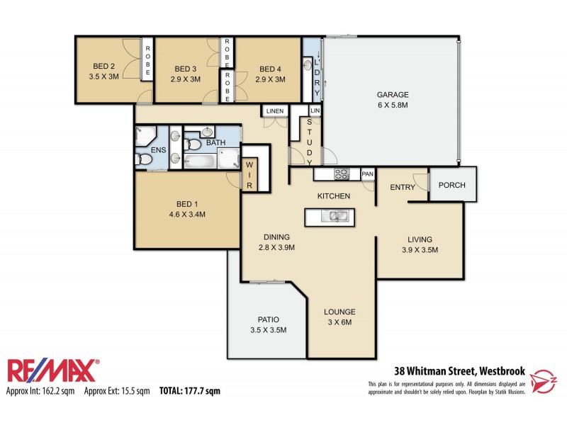38 Whitman Street, Westbrook QLD 4350 Floorplan