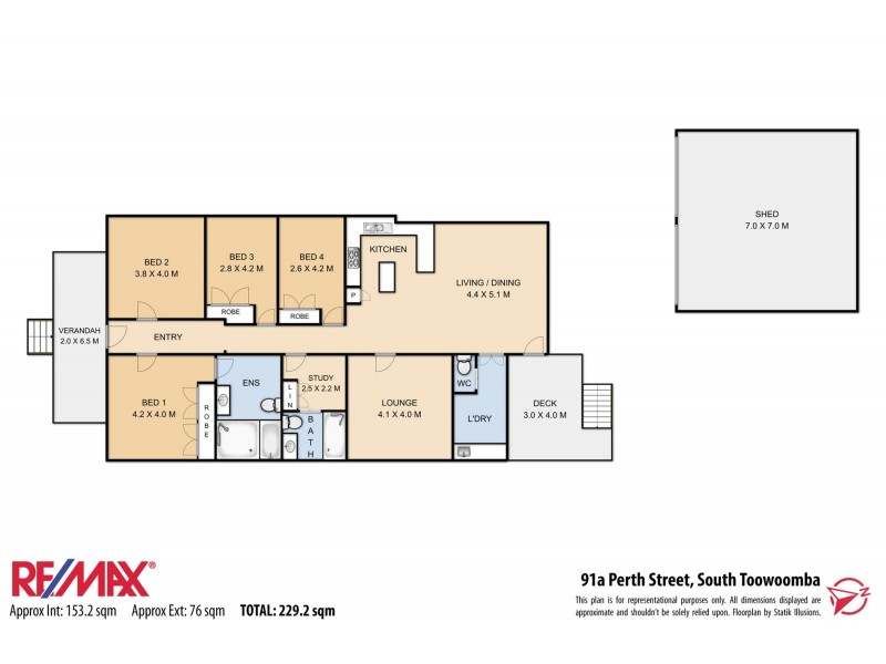 91A Perth Street, South Toowoomba QLD 4350 Floorplan