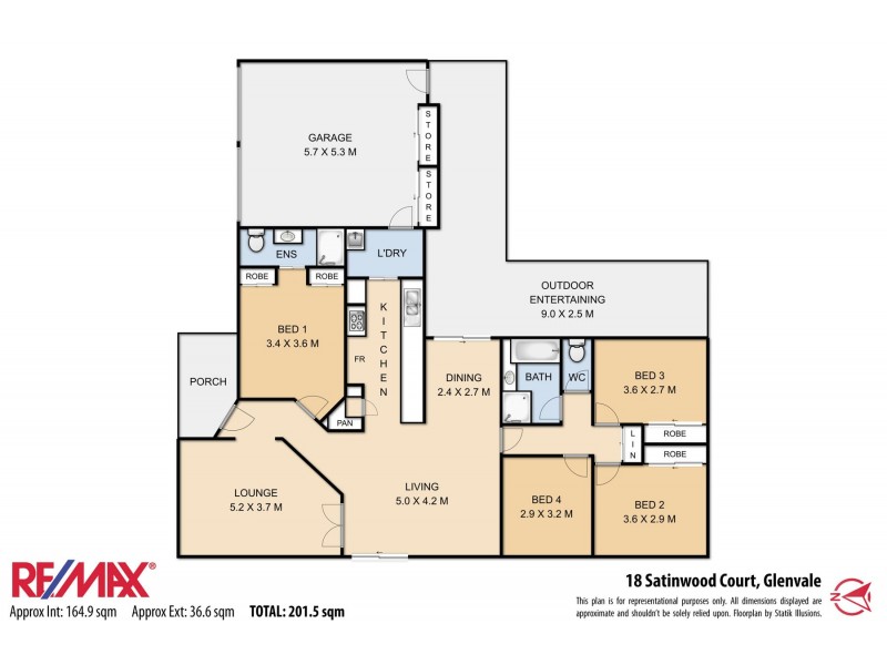 18 Satinwood Court, Glenvale QLD 4350 Floorplan