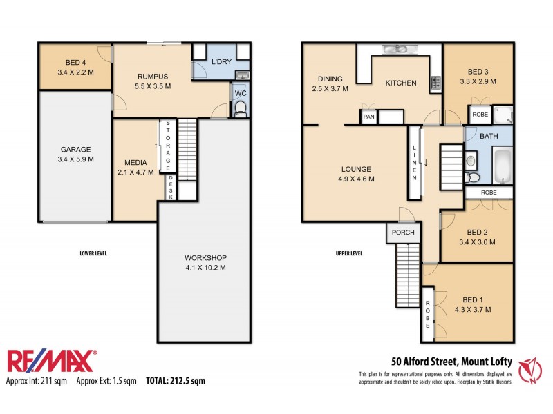50 Alford Street, Mount Lofty QLD 4350 Floorplan