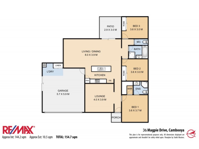 36 Magpie Drive, Cambooya QLD 4358 Floorplan
