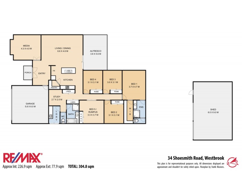 34 Shoesmith Road, Westbrook QLD 4350 Floorplan