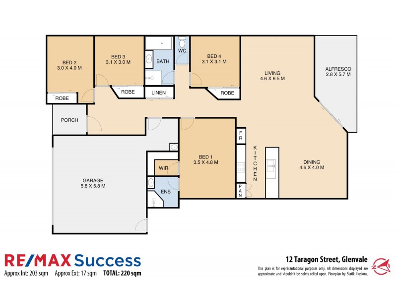 12 Taragon Street, Glenvale QLD 4350 Floorplan