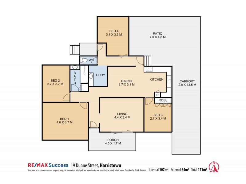 19 Dunne Street, Harristown QLD 4350 Floorplan