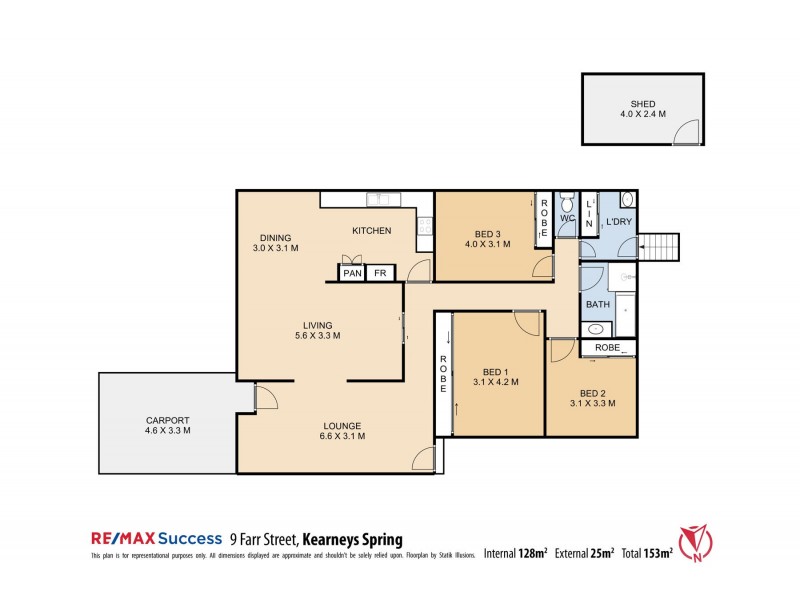 9 Farr Street, Kearneys Spring QLD 4350 Floorplan