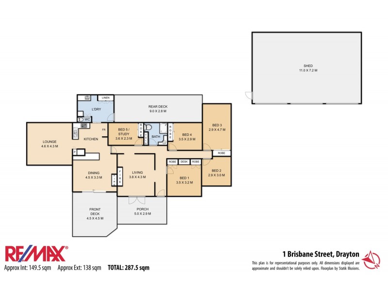 1 Brisbane Street, Drayton QLD 4350 Floorplan