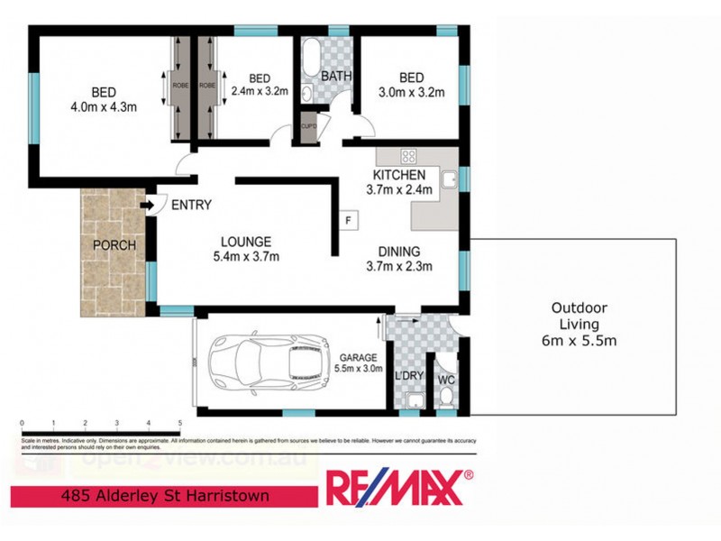 485 Alderley Street, Harristown QLD 4350 Floorplan
