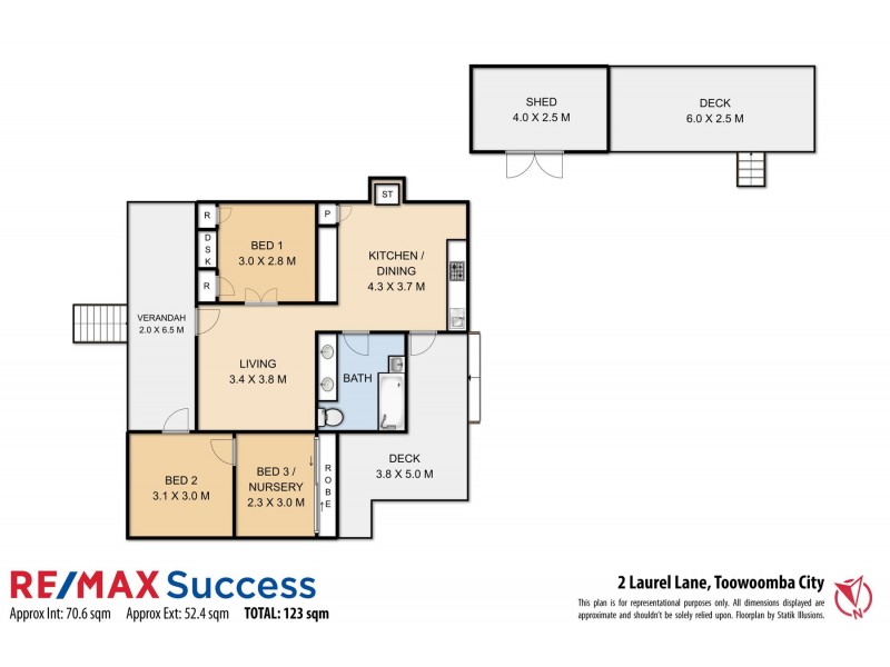 2 Laurel Lane, Toowoomba City QLD 4350 Floorplan