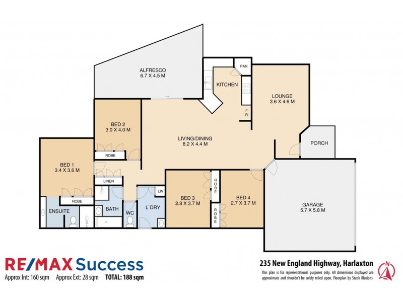 235 New England Highway, Harlaxton QLD 4350 Floorplan