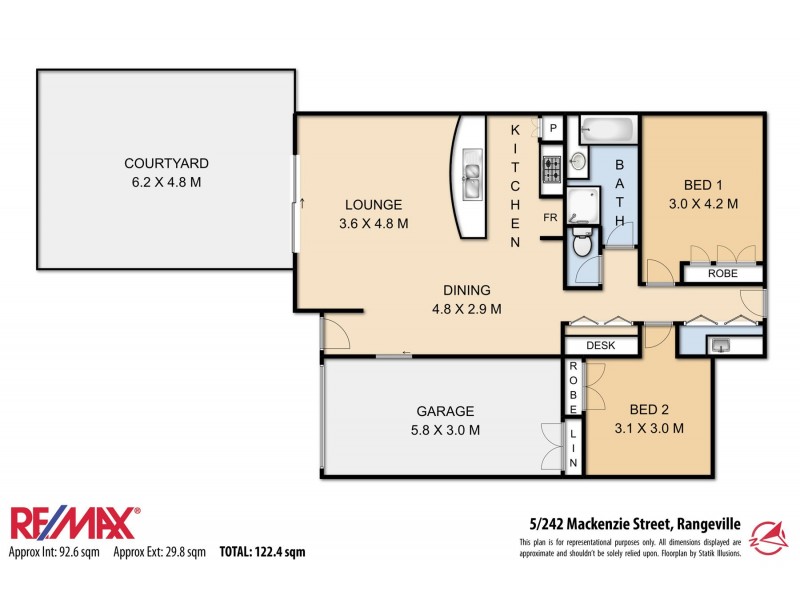 5/242 Mackenzie Street, Rangeville QLD 4350 Floorplan