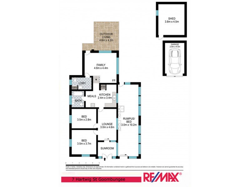 7 Hartwig Street, Goombungee QLD 4354 Floorplan