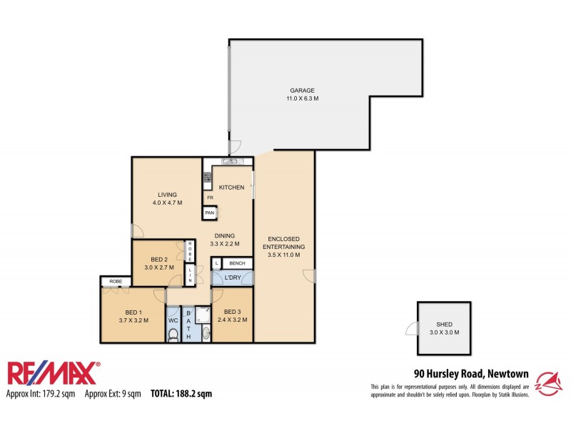 90 Hursley Road, Newtown QLD 4350 Floorplan