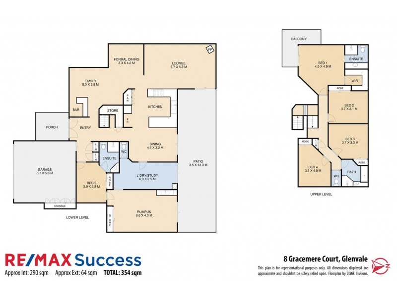 8 Gracemere Court, Glenvale QLD 4350 Floorplan