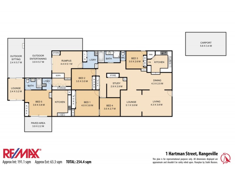 1 Hartman Street, Rangeville QLD 4350 Floorplan