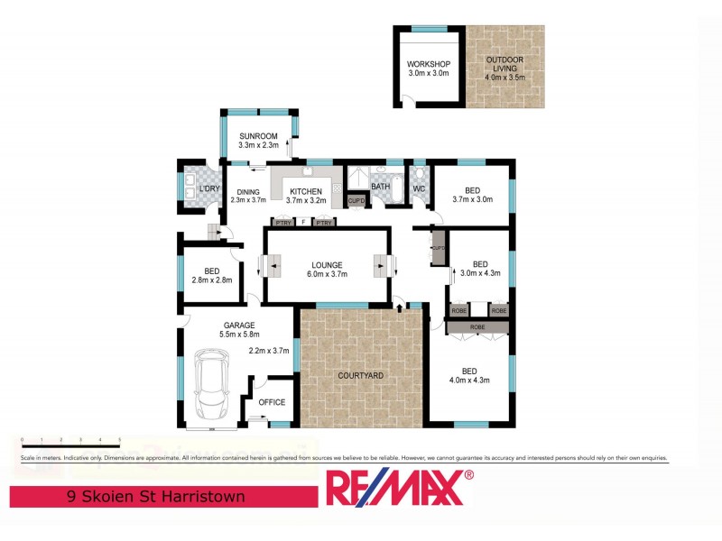 9 Skoien Street, Harristown QLD 4350 Floorplan