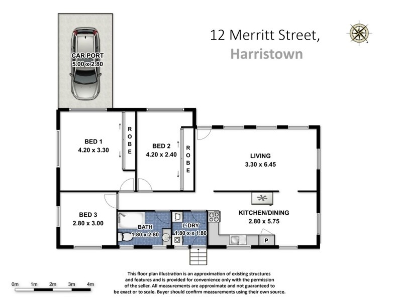 12 Merritt Street, Harristown QLD 4350 Floorplan
