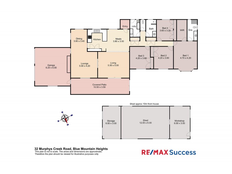 32 Murphys Creek Road, Blue Mountain Heights QLD 4350 Floorplan