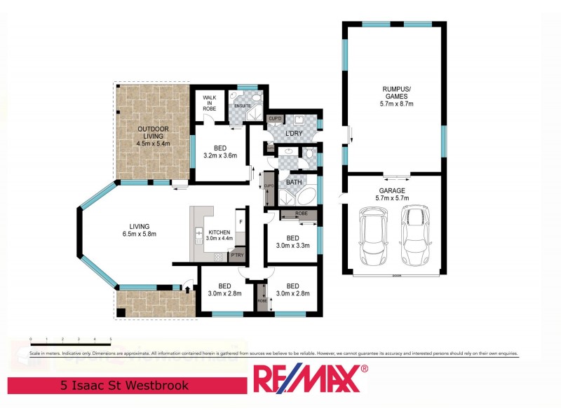 5 Isaac Street, Westbrook QLD 4350 Floorplan