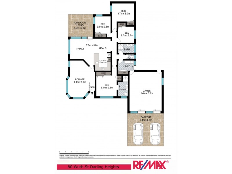 80 Wuth Street, Darling Heights QLD 4350 Floorplan