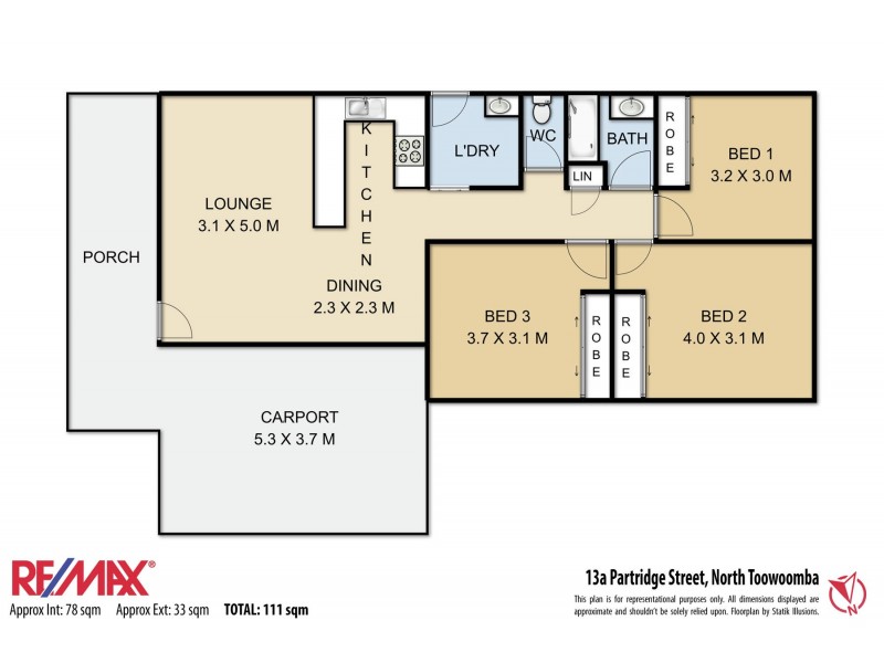 13A Partridge Street, North Toowoomba QLD 4350 Floorplan
