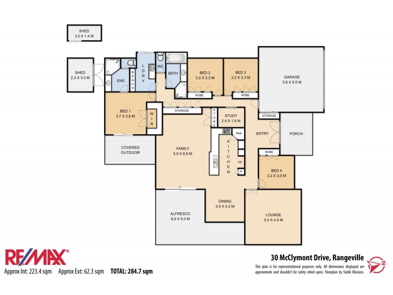 30 McClymont Drive, Rangeville QLD 4350 Floorplan