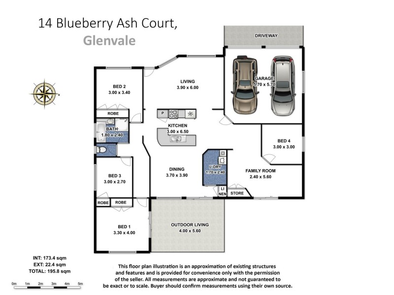 14 Blueberry Ash Court, Glenvale QLD 4350 Floorplan