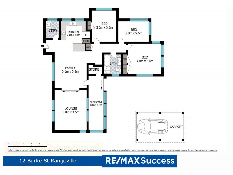 12 Burke Street, Rangeville QLD 4350 Floorplan
