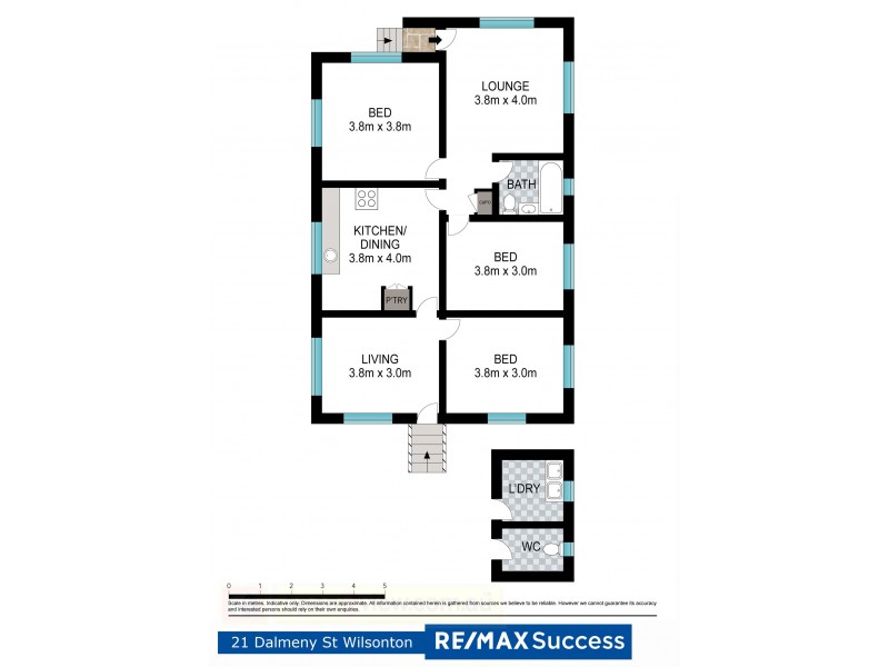 21 Dalmeny Street, Wilsonton QLD 4350 Floorplan